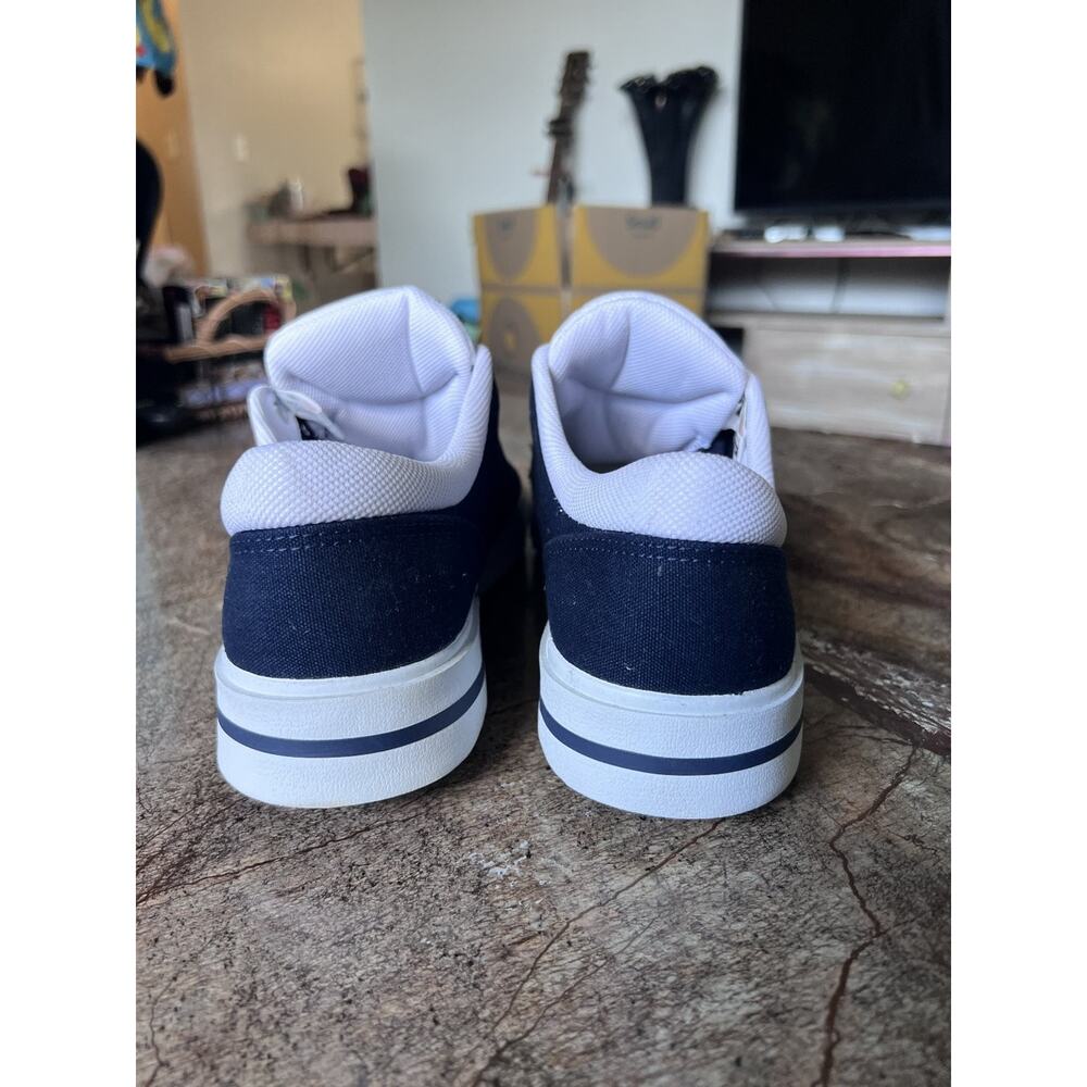 Polo Sport Casual Shoes Men’s Navy Blue US 10.5 Canvas Lace-Up Sneakers - Picture 2 of 5